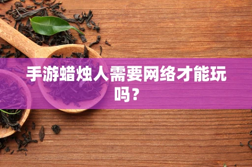 手游蜡烛人需要网络才能玩吗？