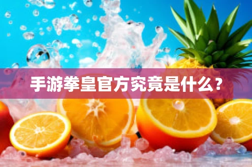 手游拳皇官方究竟是什么？