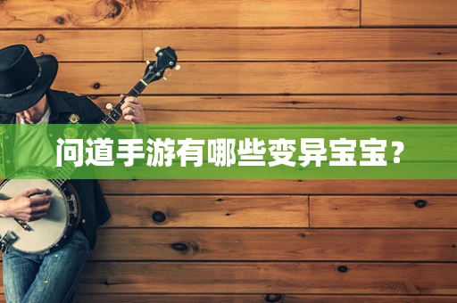 问道手游有哪些变异宝宝？