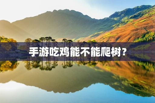 手游吃鸡能不能爬树？