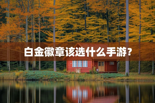 白金徽章该选什么手游？