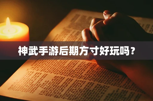 神武手游后期方寸好玩吗？