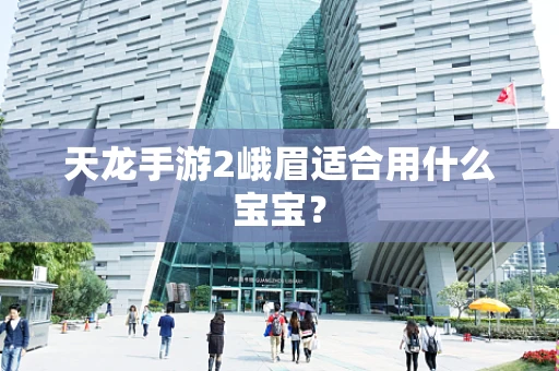 天龙手游2峨眉适合用什么宝宝？