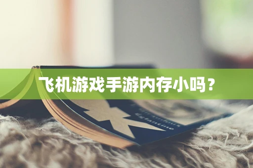 飞机游戏手游内存小吗？