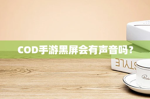 COD手游黑屏会有声音吗？