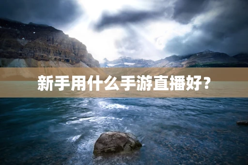 新手用什么手游直播好？