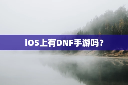 iOS上有DNF手游吗？
