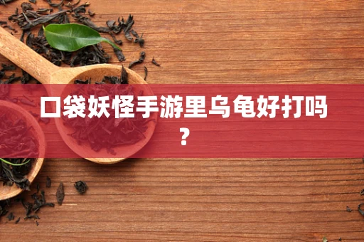 口袋妖怪手游里乌龟好打吗？