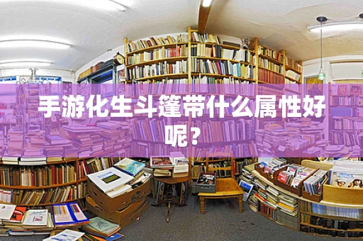 手游化生斗篷带什么属性好呢？