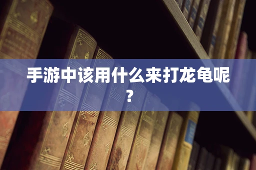 手游中该用什么来打龙龟呢？