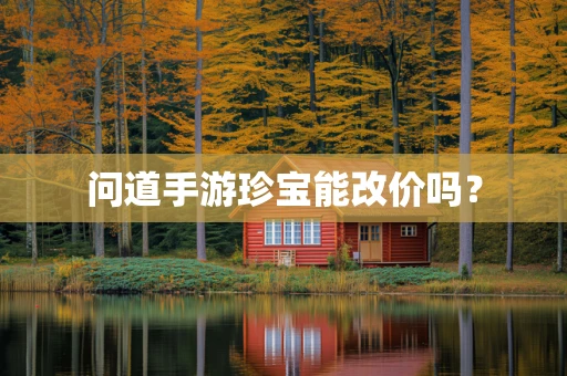 问道手游珍宝能改价吗？