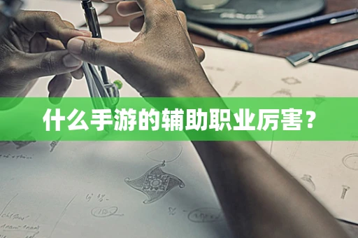 什么手游的辅助职业厉害？