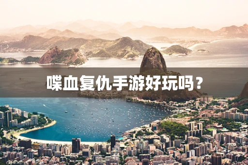 喋血复仇手游好玩吗？