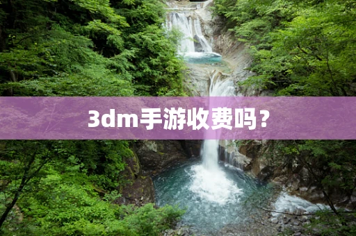 3dm手游收费吗？