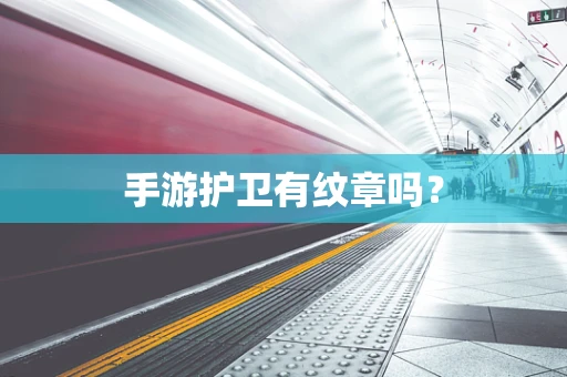 手游护卫有纹章吗？