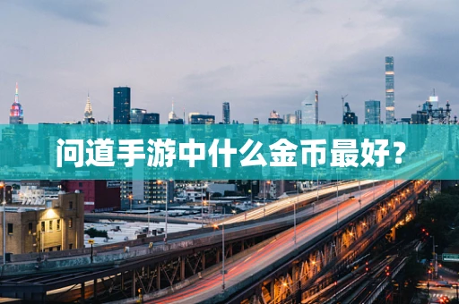 问道手游中什么金币最好？