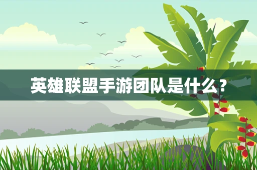 英雄联盟手游团队是什么？