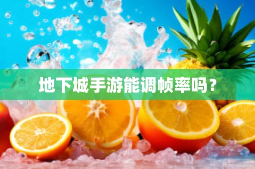 地下城手游能调帧率吗？
