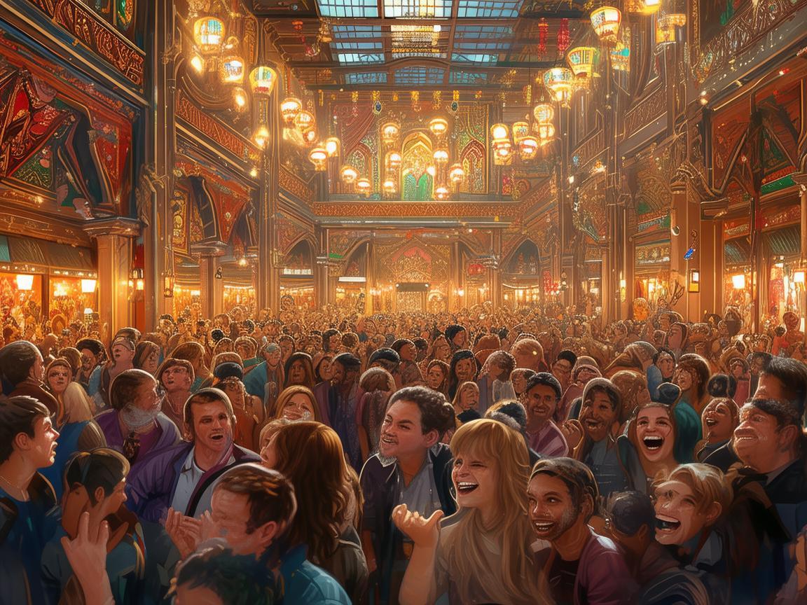 大话手游满堂锦绣区人多吗？